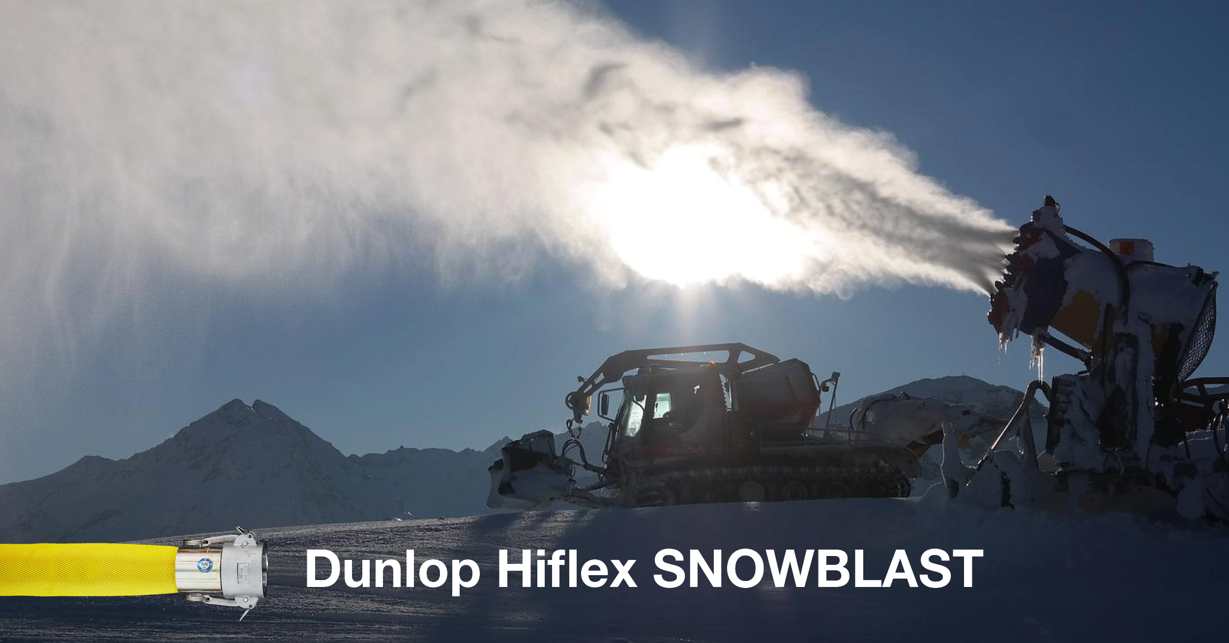 Dunlop Hiflex snökanonslang Snowblast - Slang för snökanoner