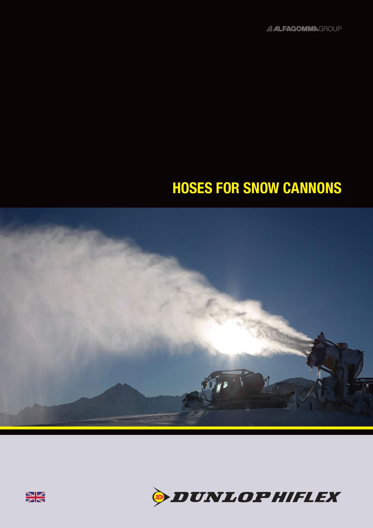 Hoses for snow cannons